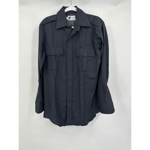 Right Image‎ Men Tactical Uniform Shirt Black Size 15 1/2 34 Utility Military
